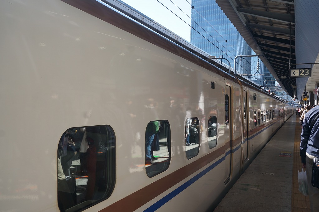 a Shinkansen