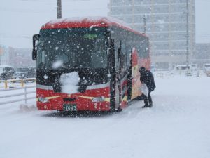 秋田駅　バス