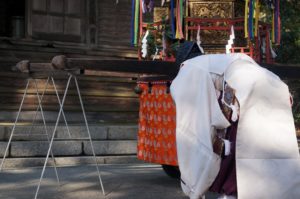 a Shinto priest