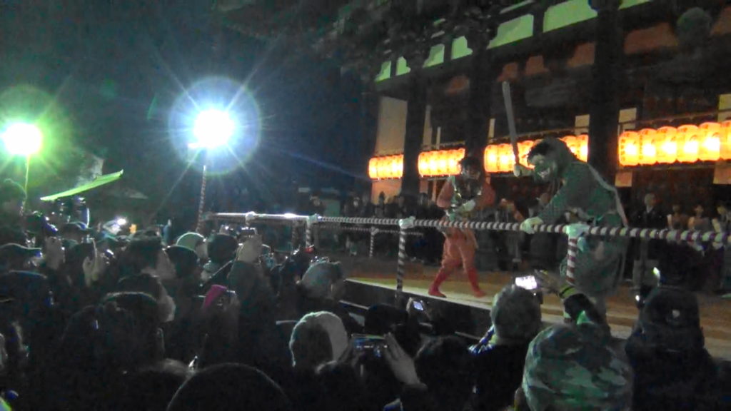 ogres on the stage~Japanese culture  Setsubun