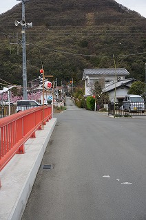 a bridge by the shrine