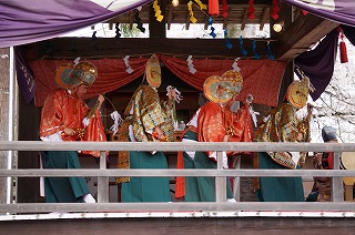 four dancers on the stage