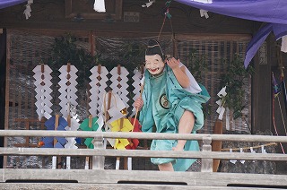 deity of fishing in kagura (Japan culture)