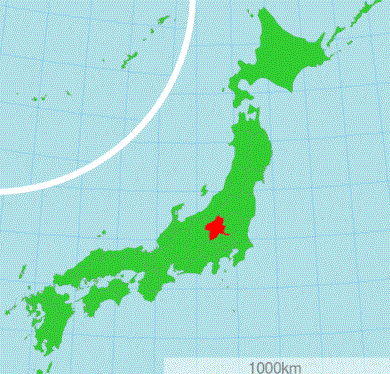 Gunma  prefecture location map