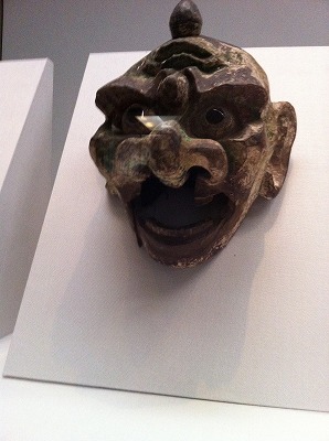 Gigaku mask for old style play in Japan
