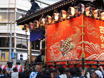 "Dashi" a float decorated
