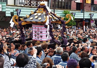 Mikoshi  the Sanja festival