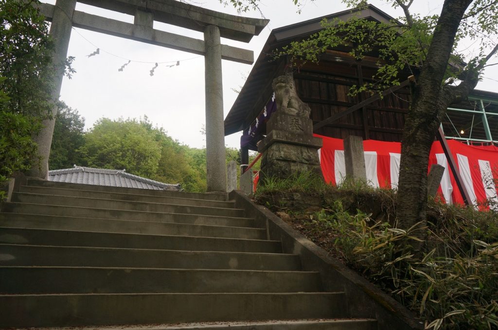 the entrance of shrine